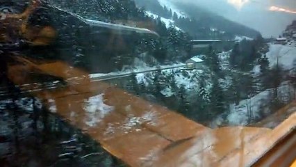 Astenersi caldofili 2/4: verso il Gottardo durante il rientro da Zurigo in treno