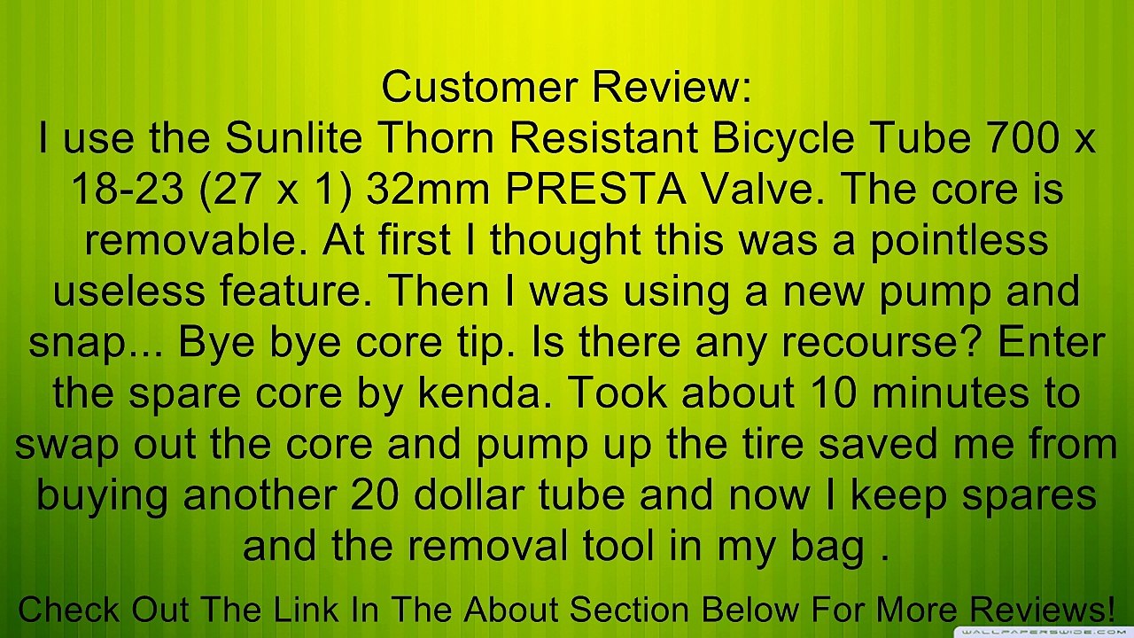 Kenda Presta Valve Cores Bag of Ten Review