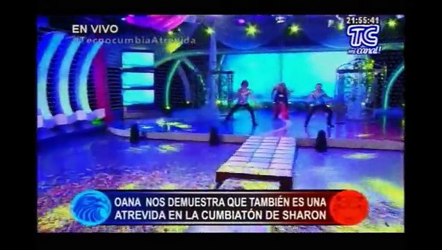 Atrevidos: Oana en su show de 'La Hechicera'.