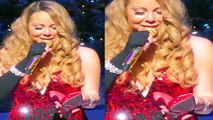 Mariah Carey Break Downs While Performance At Christmas Concert!