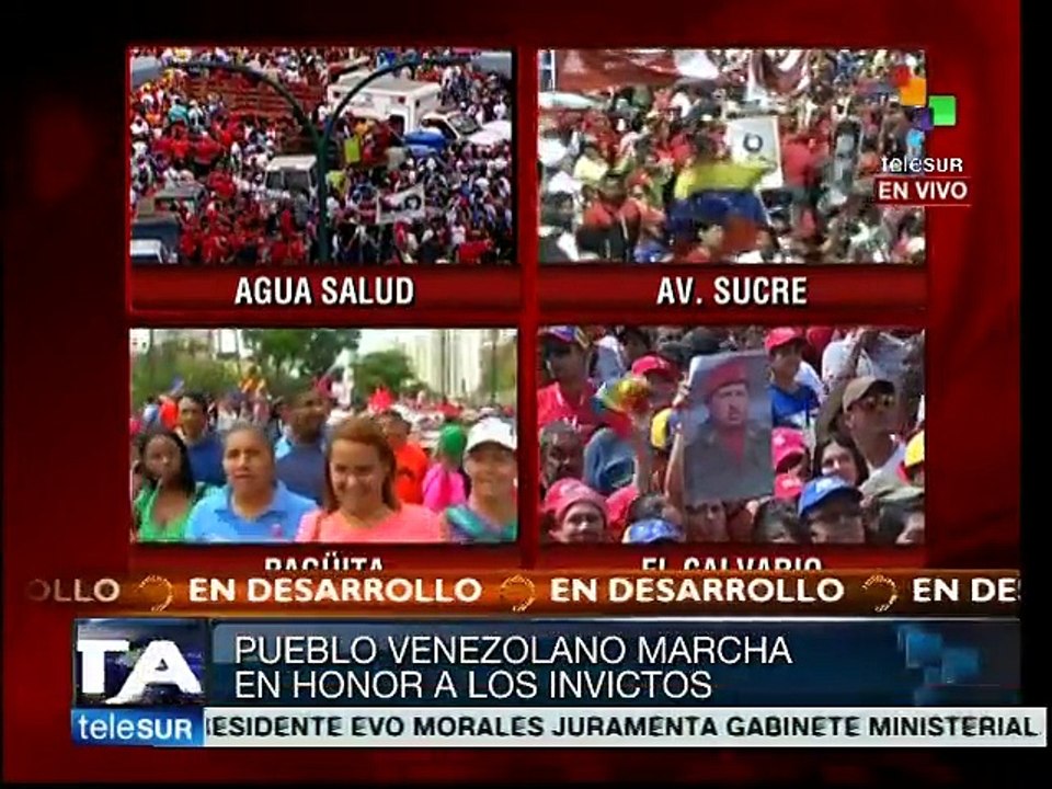 #PuebloInvictoMarchaEl23 se posiciona en trending topic de Twitter