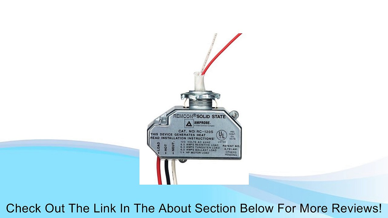 Amprobe RC-120S Closet-Type Remcon Relay Switch Review