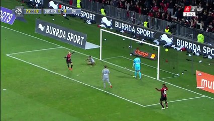 Niklas Hult 2:0 | Nice - Marseille 23.01.2015 HD
