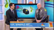 Shake It Off' cop gives Carson Daly tips on being a sassy singing sensation