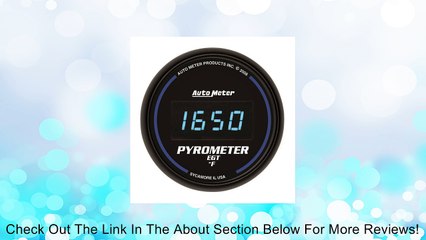 Auto Meter 6945 Cobalt Digital 2-1/16" 0-2000 F Pyrometer E.G.T. (Exhaust Gas Temperature) Review
