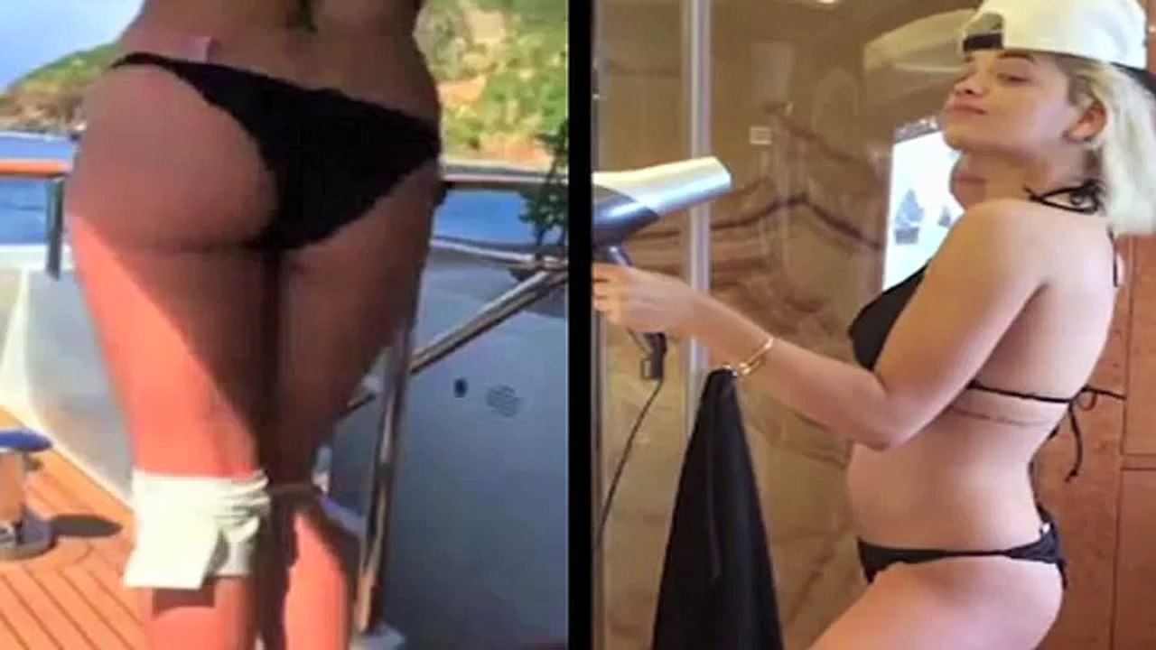 Rita Ora Bikini Dance In Luxury Yacht Party