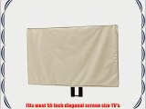 55 Inch Outdoor TV Cover (Front Half Cover) - 13 sizes available