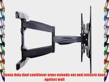 V7 LCD Monitor or TV Heavy Duty Articulating Wall Mount for Flat Panel Screen 32-65 with VESA