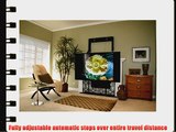 ComfortVu electronic/remote controlled television mounting system. ComfortVu moves flatscreens