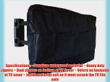 James Mounts and More - Premium Outdoor Indoor TV Cover for 43-48 inch TV's For swivel wall