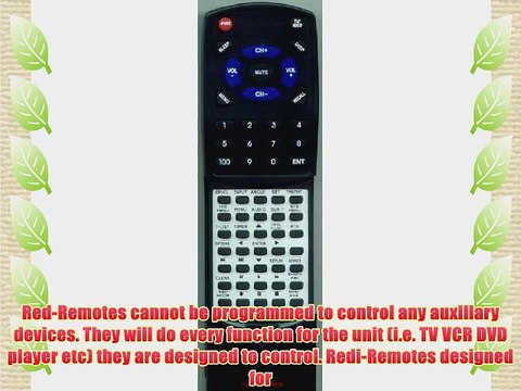 SONY Replacement Remote Control for RDRGX255 RDRGX355 RMTD244A RMTD243A 988511140