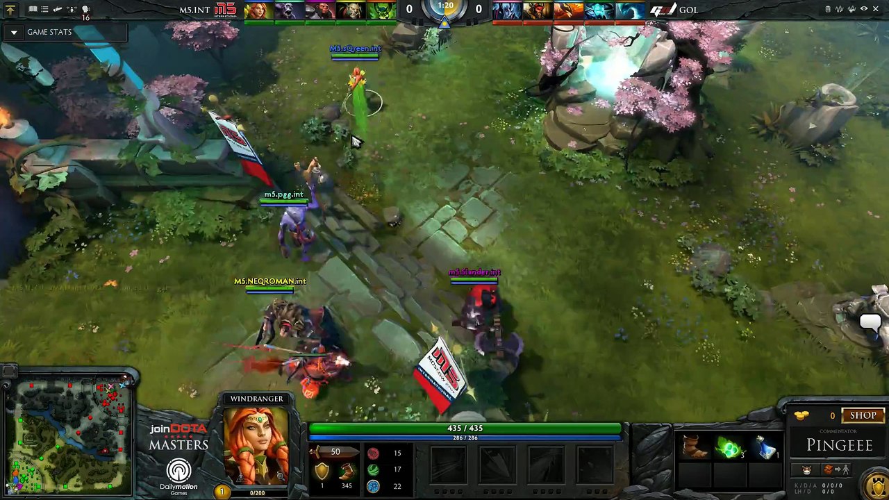 [Russian] joinDOTA Masters XV - M5 vs GoL G1