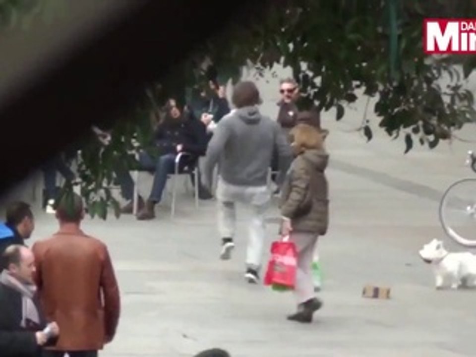 Cristiano Ronaldo dresses up as a homeless and show his skills in Madrid 2015