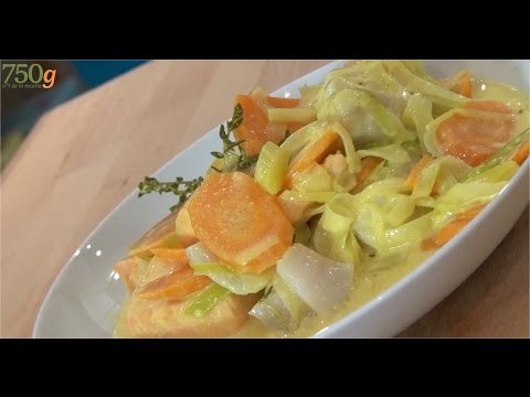 Recette de Blanquette de poissons - 750 Grammes