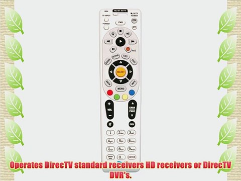 Directv Replacement Universal Remote Control One Size Fits All Two Aa Batteries Included