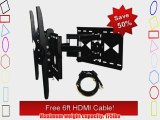 Insignia NS-L42Q-10A LCD HDTV Compatible Dual-Arm Full Motion Wall Mount **FREE HDMI CABLE**