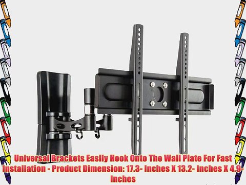 Pyle Home PSW974S - 26 X 42 Inch Flat Panel Articulating TV Wall Mount