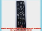 Toshiba Remotes for DVD-VCR-TV-Audio-Stereo and or Compact Disc Systems (Toshiba CT-90233)