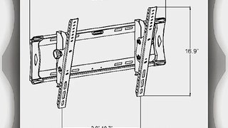 Pyle Home PSW323ST Tilt Wall Mount for 26 Inch to 42 Inch Displays