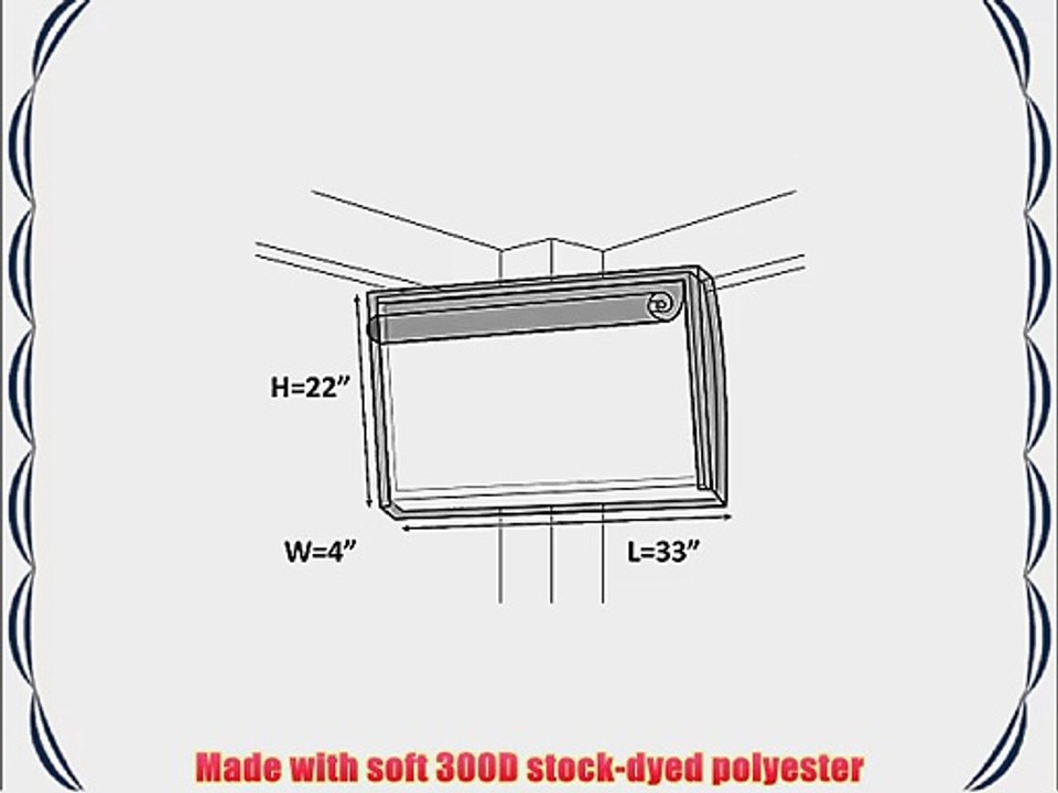 32 Inch Outdoor TV Cover (Full Flip Top Cover) - 12 sizes available