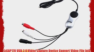 EzCAP170 USB 2.0 Video Capture Device Convert Video File into MPEG4 AVI