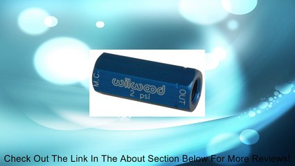 Wilwood 260-1874 2 lb Residual Pressure Valve Review