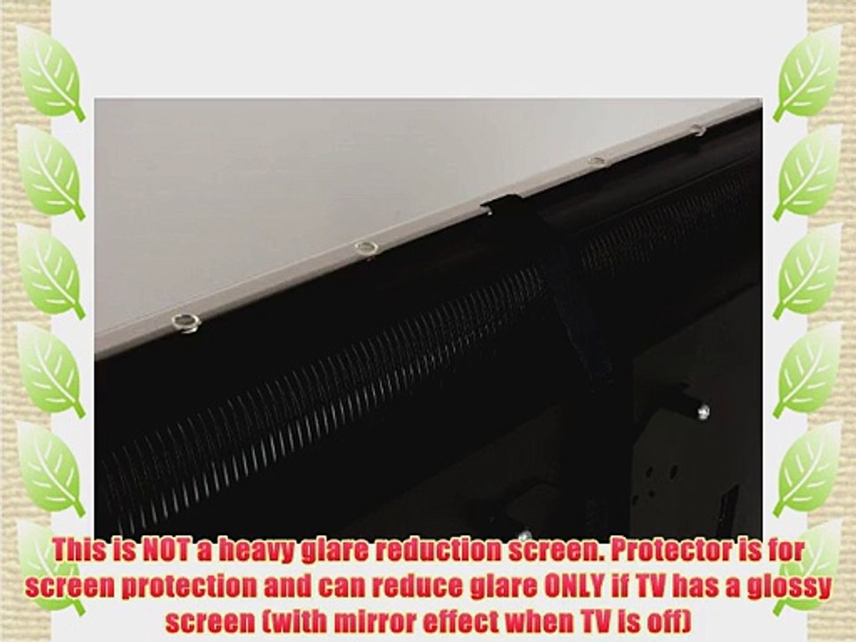 39-40 inch Non-Glare TV-ProtectorTM Stylish TV Screen Protector for LCD LED or Plasma TV