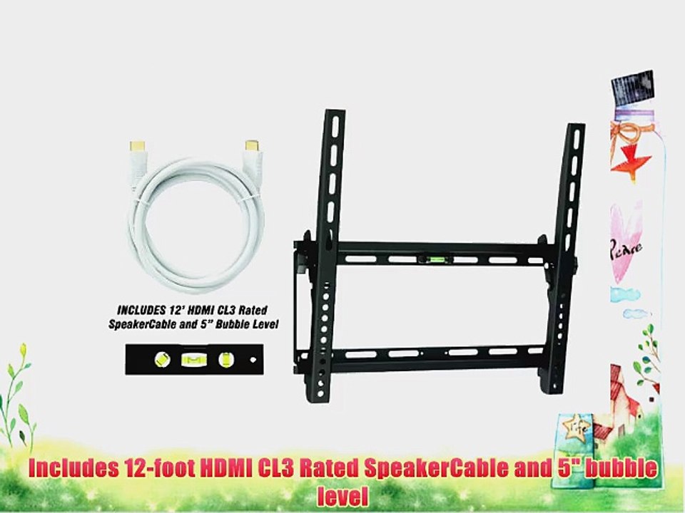 OSD Audio TM-144 Tilt Wall Mount for 26-inch to 47-inch Low Profile Plasma LED or LCD TV
