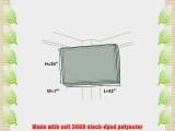 42 Inch Outdoor TV Cover (Front Half Cover) - 13 sizes available