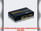 Portta PETVHS 3.5mm VGA Stereo Audio to HDMI Converter Scaler 720p/1080p