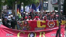 Bolivians celebrate as Morales sworn in for third term