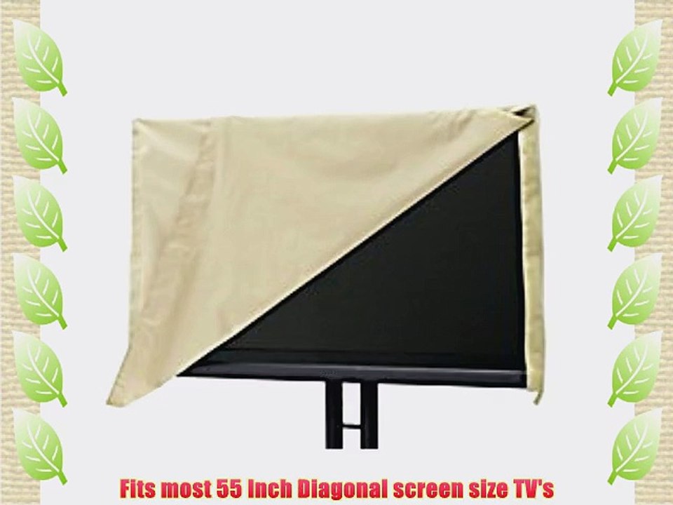 55 Inch Outdoor TV Cover (Full Flip Top Cover) - 12 sizes available