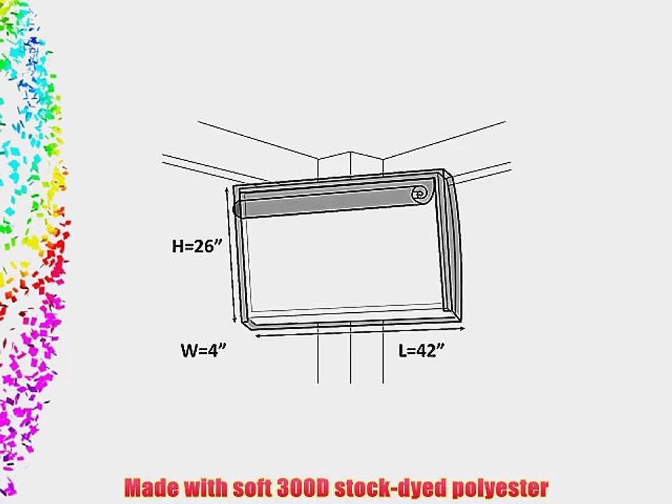 42 Inch Outdoor TV Cover (Full Flip Top Cover) - 12 sizes available