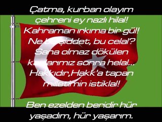 İSTİKLÂL MARŞI-Seslendiren Merhum Nejdet Evliyagil,Tanzim Eden Ahmet Işık