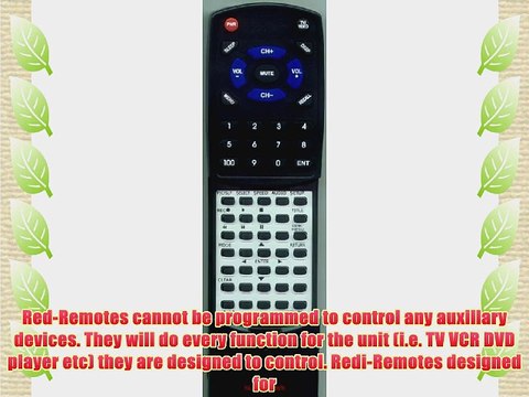 MAGNAVOX Replacement Remote Control for CT202MW8 NF109UD CT270MW8 CT270MW8A