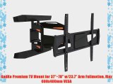 GadKo Premium TV Mount for 37~70 w/23.7 Arm Fullmotion Max 600x400mm VESA