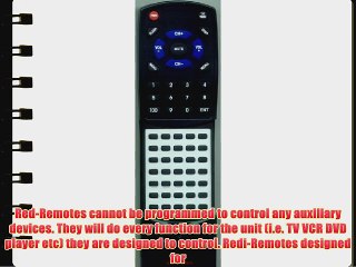 SYLVANIA Replacement Remote Control for C6615LE 6615LE 6620LE NE300UD 6432FE STL1504