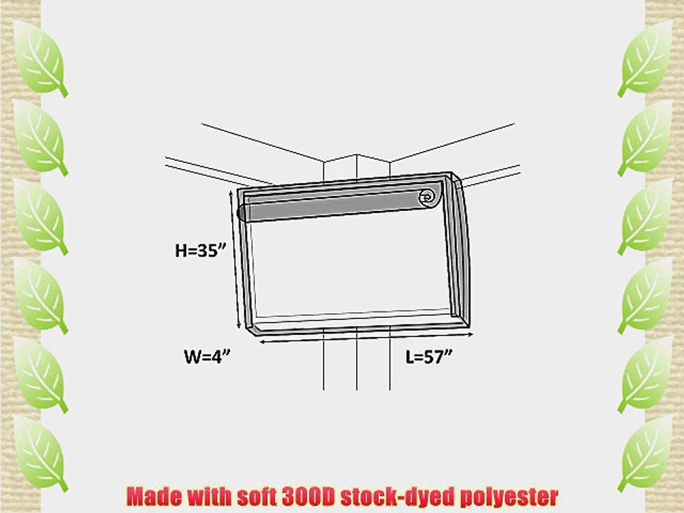 60 Inch Outdoor TV Cover (Full Flip Top Cover) - 12 sizes available