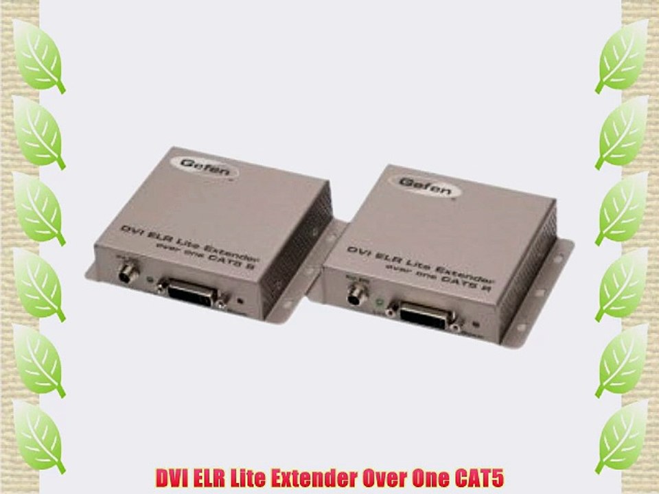 DVI ELR Lite Extender Over One CAT5