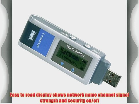 Cisco-Linksys WUSBF54G Wireless-G USB Network Adapter with Wi-Fi Finder