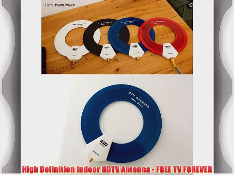 High Definition Indoor HDTV Antenna - FREE TV FOREVER