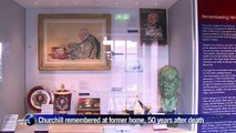 Churchill remembered at his former home fifty years after death