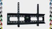 Ultra-Slim Black Adjustable Tilt/Tilting Wall Mount Bracket for Toshiba 40L5200U 40 inch LED
