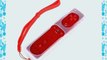 Leegoal (TM) Red Built-in Motion Plus Remote and Nunchuck Controller With Silicone Case Wrist