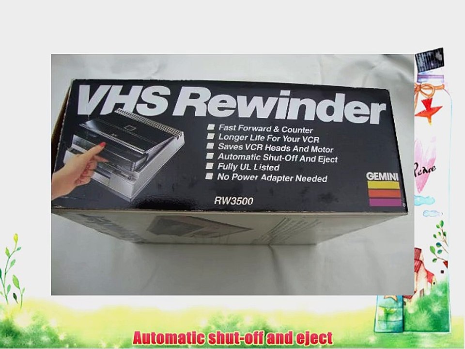 Gemini VHS Tape Rewinder