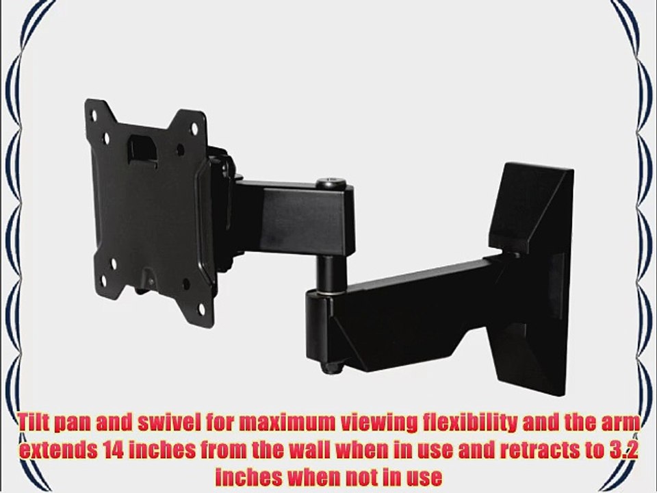 OmniMount OC40FMX Full Motion with Extra Extension TV Mount for 13-Inch to 37-Inch TVs