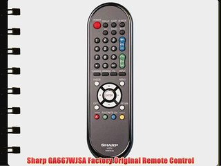 Sharp GA667WJSA Factory Original Remote Control