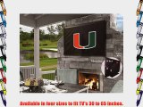 Miami Hurricanes NCAA Outdoor TV Cover
