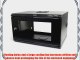 StarTech.com 6U 19-Inch Wall Mount Server Rack Cabinet with Acrylic Door RK619WALL (Black)