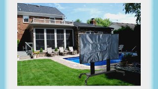 Ivation Outdoor TV Cover w/Enclosed Remote Pocket - Water